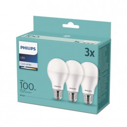3 Becuri LED Philips A67,...