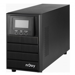 UPS nJoy Aten PRO 1000, 1000VA/800W, On-line (double convension UPS), LCD Display, 3 Prize Schuko cu Protectie, Tower, Smart SNM