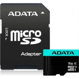 Card de Memorie MicroSD ADATA 256GB, Adaptor SD, Class 10