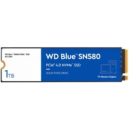 SSD WD Blue SN580 1TB M.2 2280 PCIe Gen4 x4 NVMe TLC, Read/Write: 4150/4150 MBps, IOPS 600K/750K, TBW: 600
