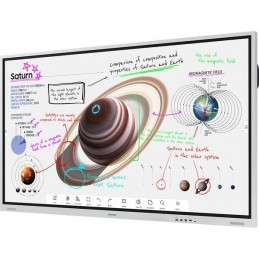 LH75WMBWLGCXEN.SLEDU Pachet Display interactiv (tablă interactivă) Samsung Flip Pro 75", 4K UHD, unghi vizibilitate 178 grade, l