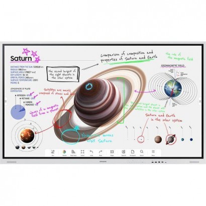 LH85WMBWLGCXEN.SLEDU Pachet Display interactiv (tablă interactivă) Samsung Flip Pro 85", 4K UHD, unghi vizibilitate 178 grade, l