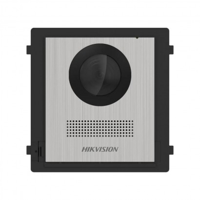 Post videointerfon de exterior pentru blocuri Hikvision DS-KD8003-IME1 (B)NS  2MP HD Camera, Fish eye, IR Supplement, RAM 256 MB