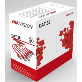 Cablu U/UTP cat. 5E Hikvision, DS-1LN5E-S, 24AWG, material cupru in...