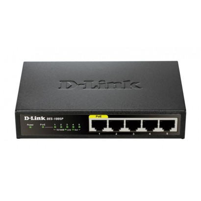 Switch D-Link DES-1005P, 5...
