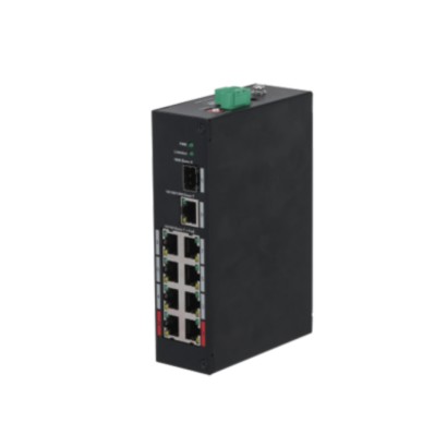 Dahua Switch 8 porturi, POE, PFS3110-8ET-96-V2, Standarde retea: IEEE802.3/IEEE802.3u/IEEE802.3X/IEEE 802.3ab/IEEE802.3z, Capaci