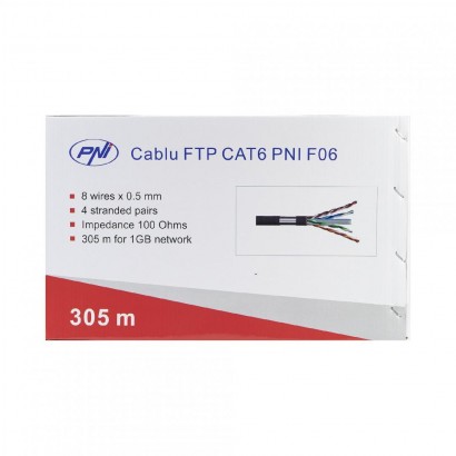 Cablu FTP CAT6 PNI F06 cu 4...