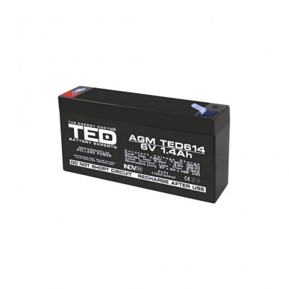 Acumulator AGM TED614F1 6V 1.4Ah
