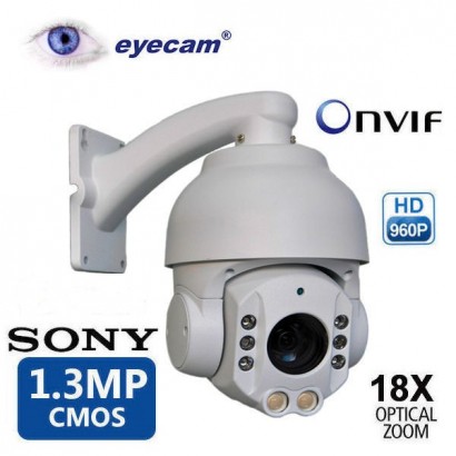 Camere Supraveghere Camera IP Mini Speed Dome PTZ Eyecam EC-1313 - 1.3MP Eyecam