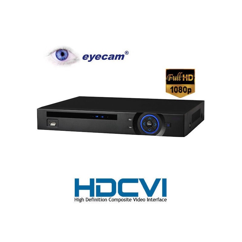 DVR HDCVI full HD 1080P 4 canale Eyecam EC-CVR3101 Eyecam