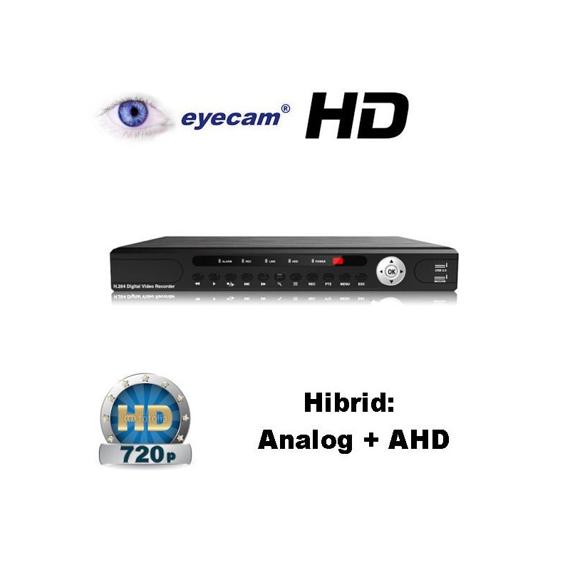 EyecamDVR AHD 8 canale Eyecam EC-DVRAHD4003