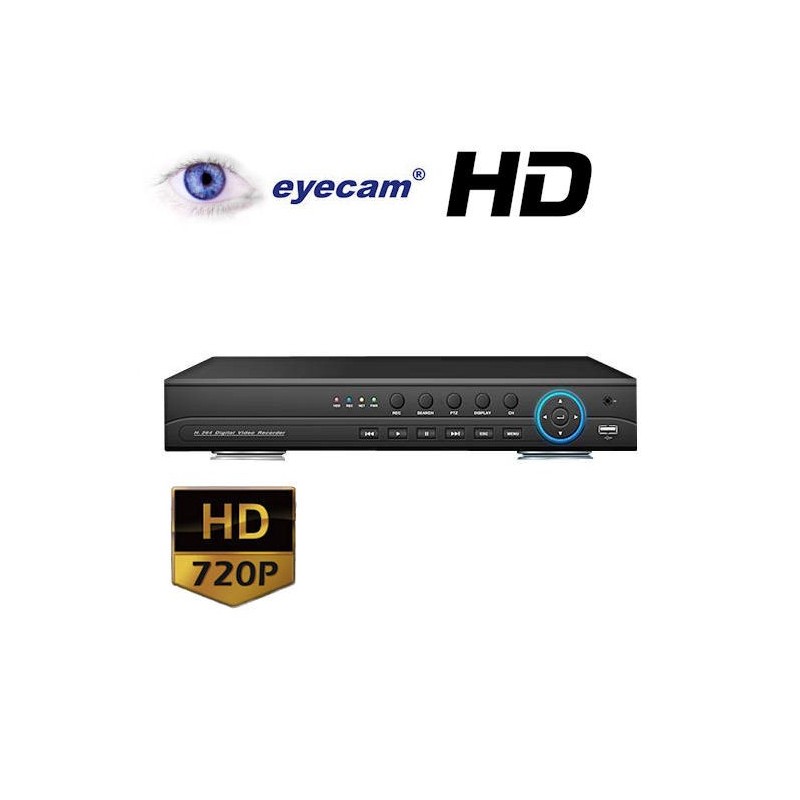 EyecamDVR AHD tribrid 16 canale 720P Eyecam EC-DVRAHD5007