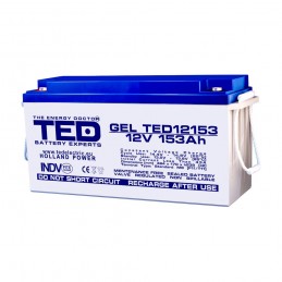 TEDBATERIE GEL TED12153M8 12V 153Ah