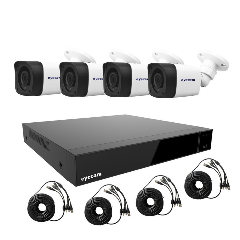 Sisteme de supraveghere Sistem supraveghere video 5MP 4 camere Eyecam Eyecam
