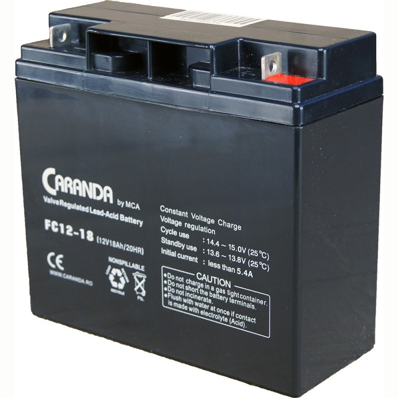 Baterii si acumulatori Baterie VRLA Caranda 12V 18A Caranda