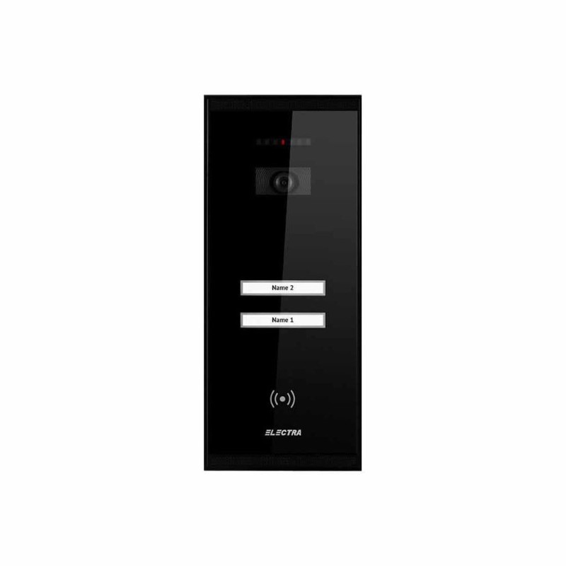 ELECTRAPanou video exterior Electra Smart pentru 2 familii incastrat negru ELECTRAPanou video exterior Electra Smart pentru 2 familii incastrat negru