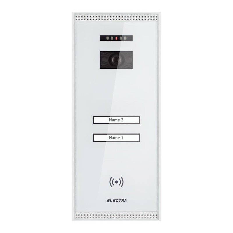 ELECTRAPanou video exterior Electra Smart 2 familii montaj aparent - alb ELECTRAPanou video exterior Electra Smart 2 familii montaj aparent - alb