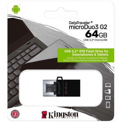 Kingston 64GB DT MicroDuo 3...