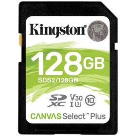 Kingston 128GB SDXC Canvas Select Plus 100R C10 UHS-I U3 V30 SDS2/1...