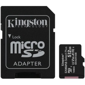 Kingston 512GB micSDXC Canvas Select Plus 100R A1 C10 Card + ADP SD...