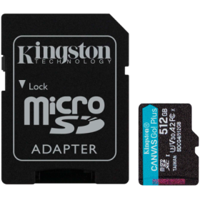 KINGSTON 512GB microSDXC Canvas Go Plus Gen4 200MB/s A2 U3 V30 Card...