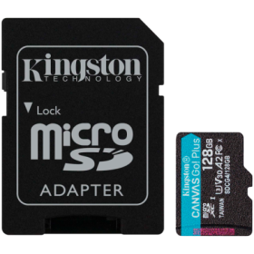 KINGSTON 128GB microSDXC Canvas Go Plus Gen4 200MB/s A2 U3 V30 Card...