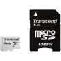 Transcend 64GB UHS-I U1, A1 microSD with Adapter TS64GUSD300S-A A -...