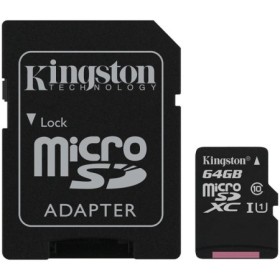 Kingston 64GB micSDXC Canvas Select Plus 100R A1 C10 Card + ADP SDC...