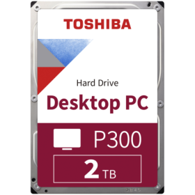 HDD Desktop TOSHIBA P300 2TB SMR, 3.5", 256MB, 7200RPM, SATA HDWD32...