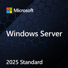 Windows Svr Std 2025 64Bit English 1pk DSP OEI DVD 16 Core EP2-2518...
