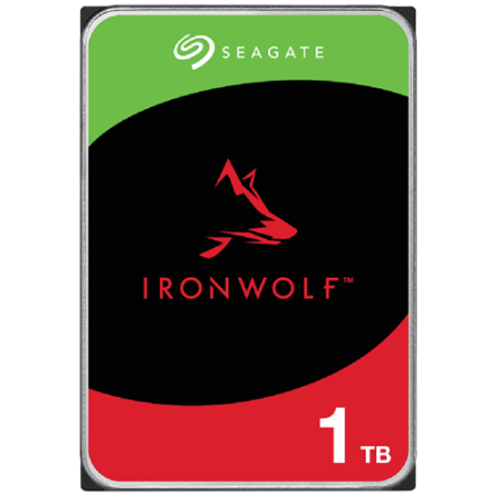 HDD NAS SEAGATE IronWolf 1TB CMR, 3.5", 256MB, 5400RPM, SATA, Rescu...