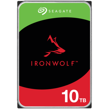 HDD NAS SEAGATE IronWolf 10TB CMR, 3.5", 256MB, 7200RPM, SATA, Resc...