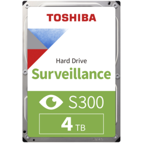 HDD Video Surveillance TOSHIBA S300 4TB SMR, 3.5'', 256MB, 5400RPM,...
