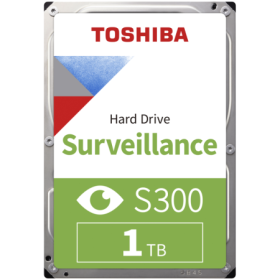 HDD Video Surveillance TOSHIBA S300 1TB CMR, 3.5'', 64MB, 5700RPM, ...
