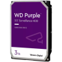 HDD Video Surveillance WD Purple 3TB CMR, 3.5'', 256MB, SATA, TBW: ...