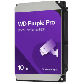 HDD Video Surveillance WD Purple Pro 10TB CMR, 3.5'', 512MB, 7200 R...