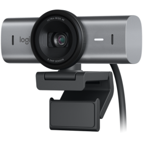 LOGITECH MX Brio 4K Ultra HD Webcam - GRAPHITE - 2.4GHZ - EMEA28-93...
