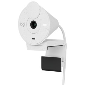 LOGITECH Brio 300 Full HD webcam - OFF-WHITE - USB 960-001442 A -  ...
