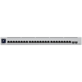 Ubiquiti Layer 3 switch with (24) 10GbE RJ45 ports and (2) 25G SFP2...