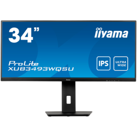 IIYAMA Monitor XUB3493WQSU-B5 34” IPS 3440 x 1440 @75Hz 21:9, 400 c...