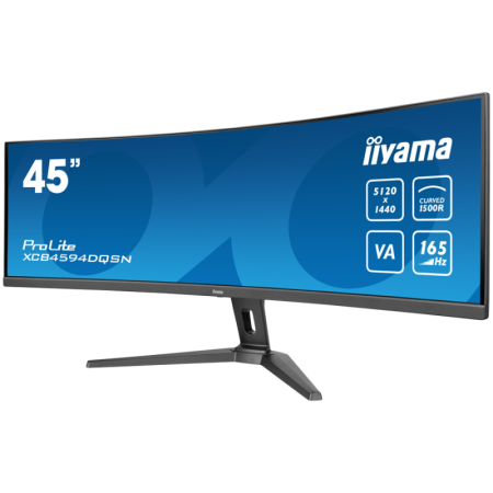 IIYAMA Monitor LED XCB4594DQSN-B1 45’’ Dual QHD VA panel with KVM s...