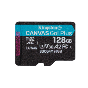 Carde de Memorie MicroSDXC Kingston Canvas GO PLUS 128GB Adaptor SD...