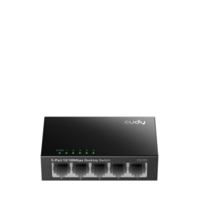 CUDY 5-Port 10/100 Mbps Desktop Switch, 5 10/100M RJ45 Ports, Loop ...