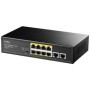 CUDY 8-Port 10/100M PSE RJ-45 +2 RJ45 10/100M Uplink Port Unmanaged...