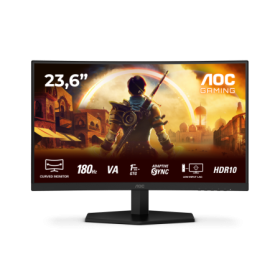 Monitor AOC 23.6" C24G42E, Curvature: 1500R, Diagonal (inch): 23.6,...