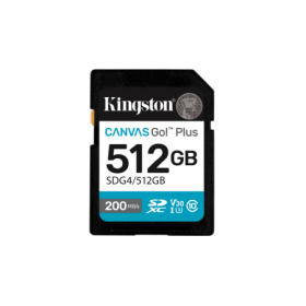 Card de Memorie SD Kingston 512GB Canvas GO plus CL 10 SDG4/512GB -...