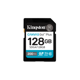 Card de Memorie SD Kingston 128GB Canvas GO Plus CL 10 SDG4/128GB -...
