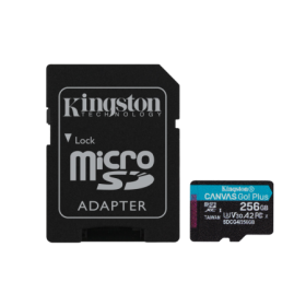 Card de Memorie MicroSDXC Kingston Canvas GO Plus 256GB Adaptor SD ...