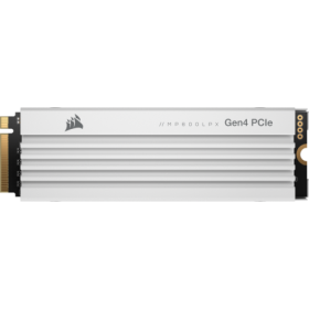 SSD CORSAIR MP600 PRO LPX 4TB PCIE Gen4 x4 NVMe M.2 alb, compatibil...