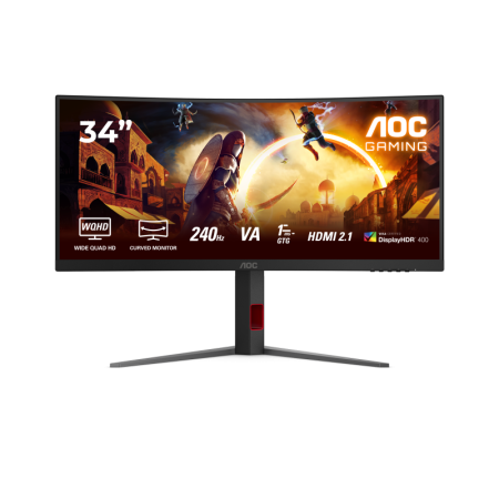 Monitor AOC 34" CU34G4Z, Curvature: 1500R, Diagonal (inch): 34, Dia...
